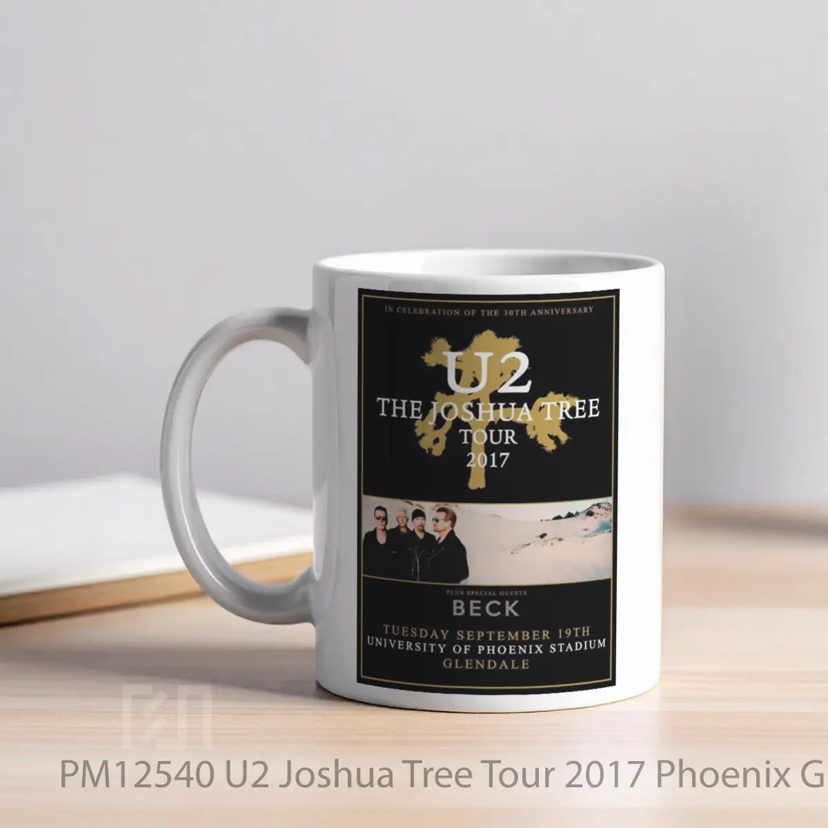 Mug U2 Joshua Tree Tour 2017 Phoenix Glendale MPM12540 - All-side / Desain