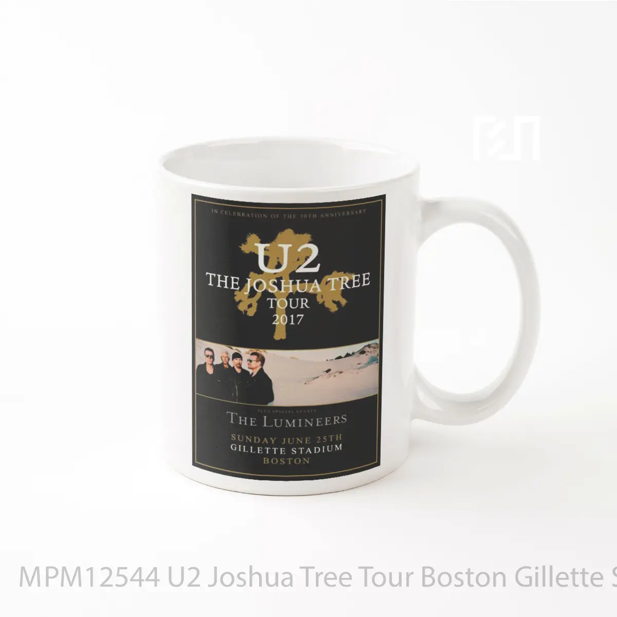Mug U2 Joshua Tree Tour Boston Gillette Stadium 25 June MPM12544