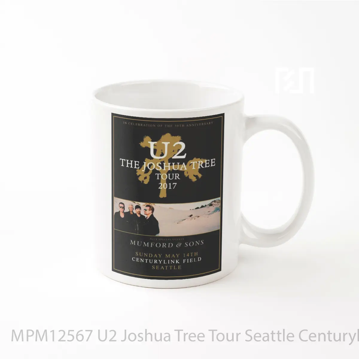 Mug U2 Joshua Tree Tour Seattle Centurylink Field May MPM12567