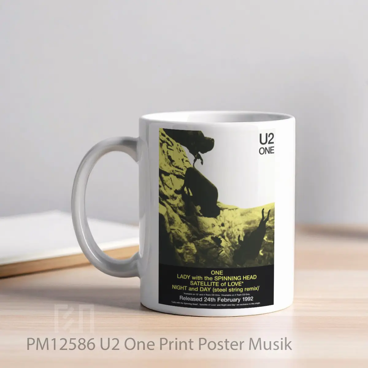 Mug U2 One Print MPM12586 - All-side / Desain