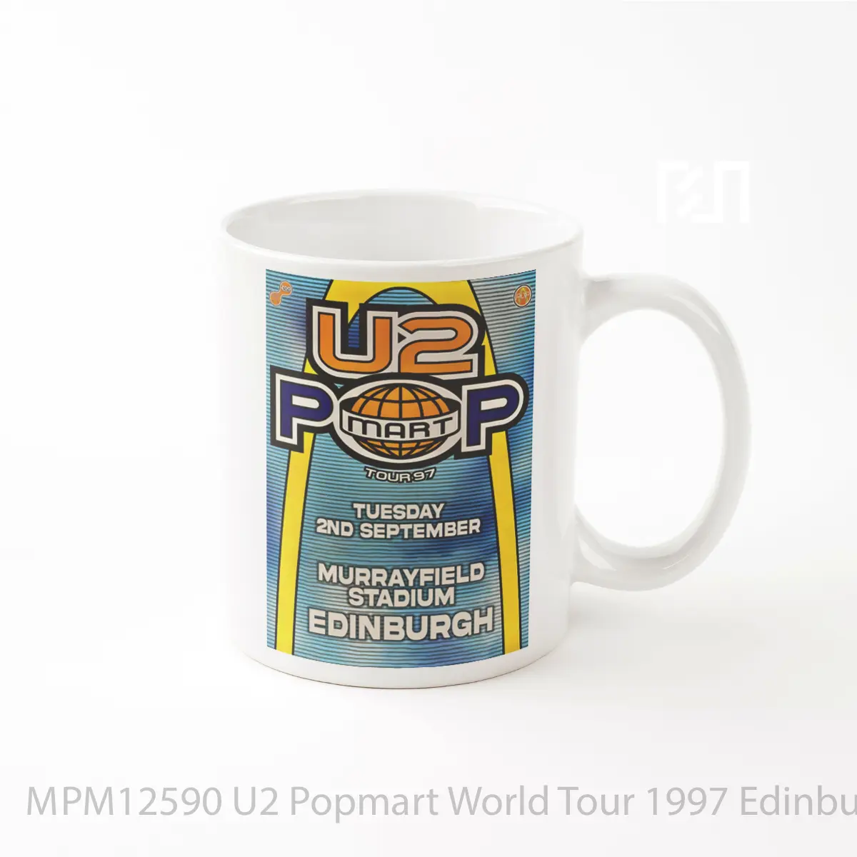 Mug U2 Popmart World Tour 1997 Edinburgh MPM12590