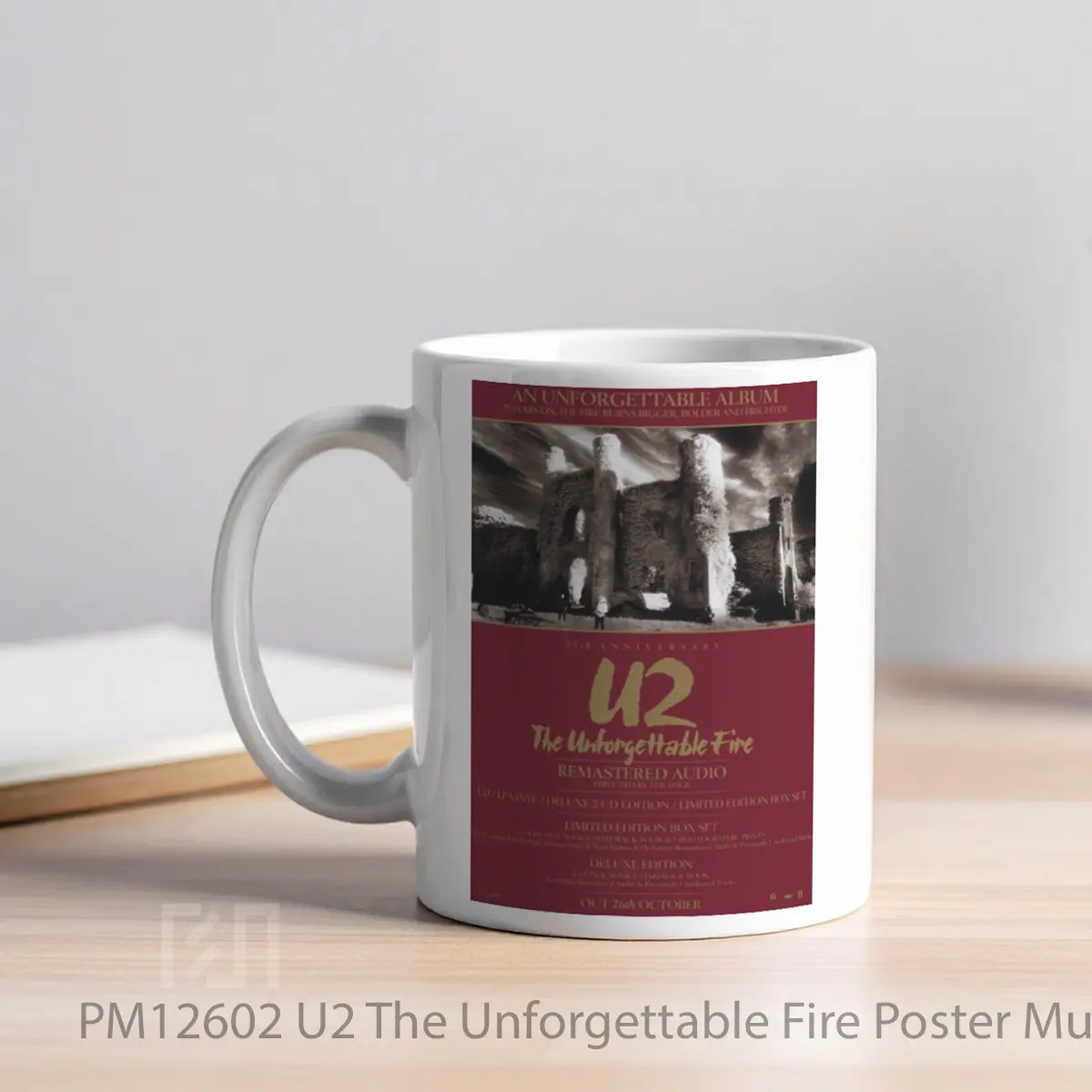Mug U2 The Unforgettable Fire MPM12602 - All-side / Desain