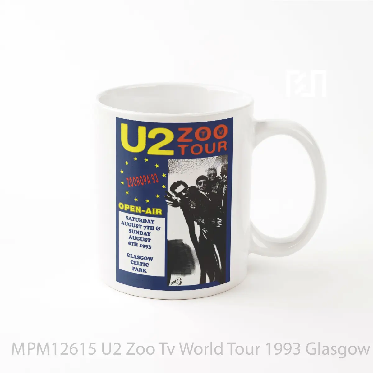 Mug U2 Zoo Tv World Tour 1993 Glasgow Central Park MPM12615
