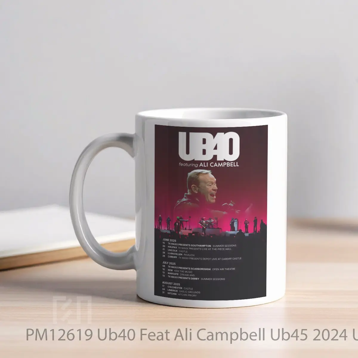 Mug Ub40 Feat Ali Campbell Ub45 2024 Uk Summer Tour P MPM12619 - All-side / Desain