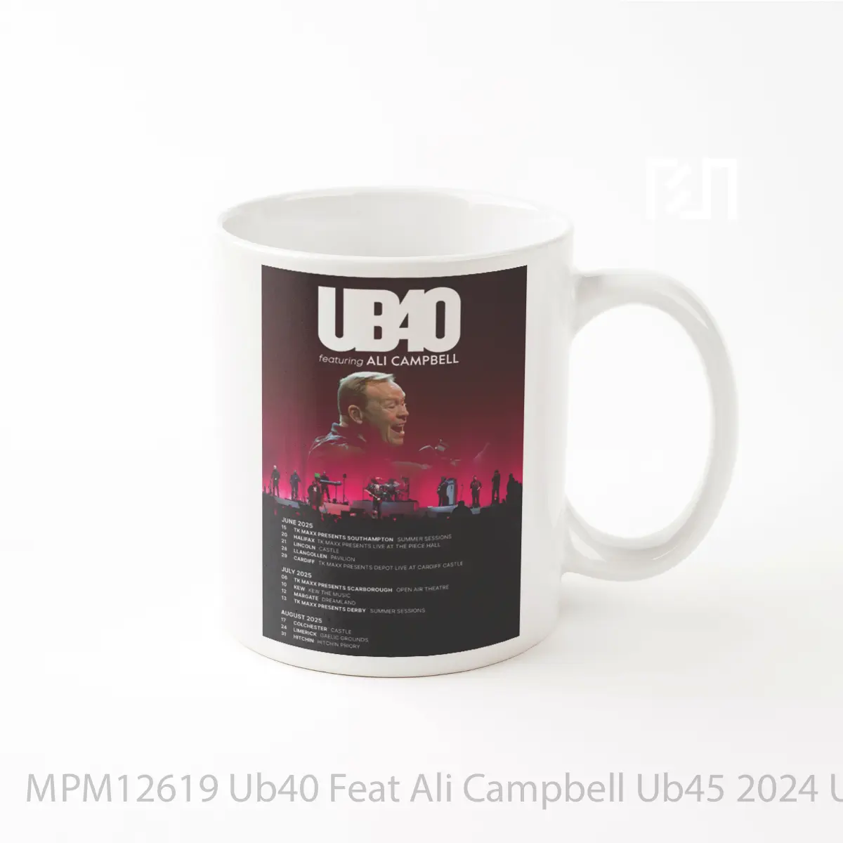 Mug Ub40 Feat Ali Campbell Ub45 2024 Uk Summer Tour P MPM12619