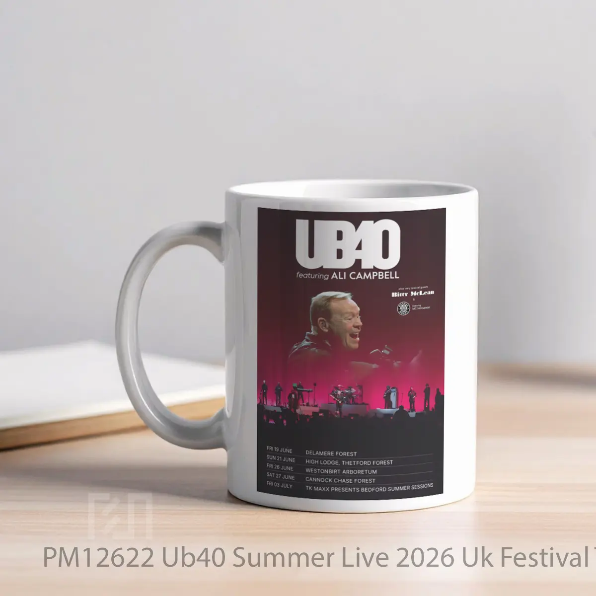 Mug Ub40 Summer Live 2026 Uk Festival Tour MPM12622 - All-side / Desain