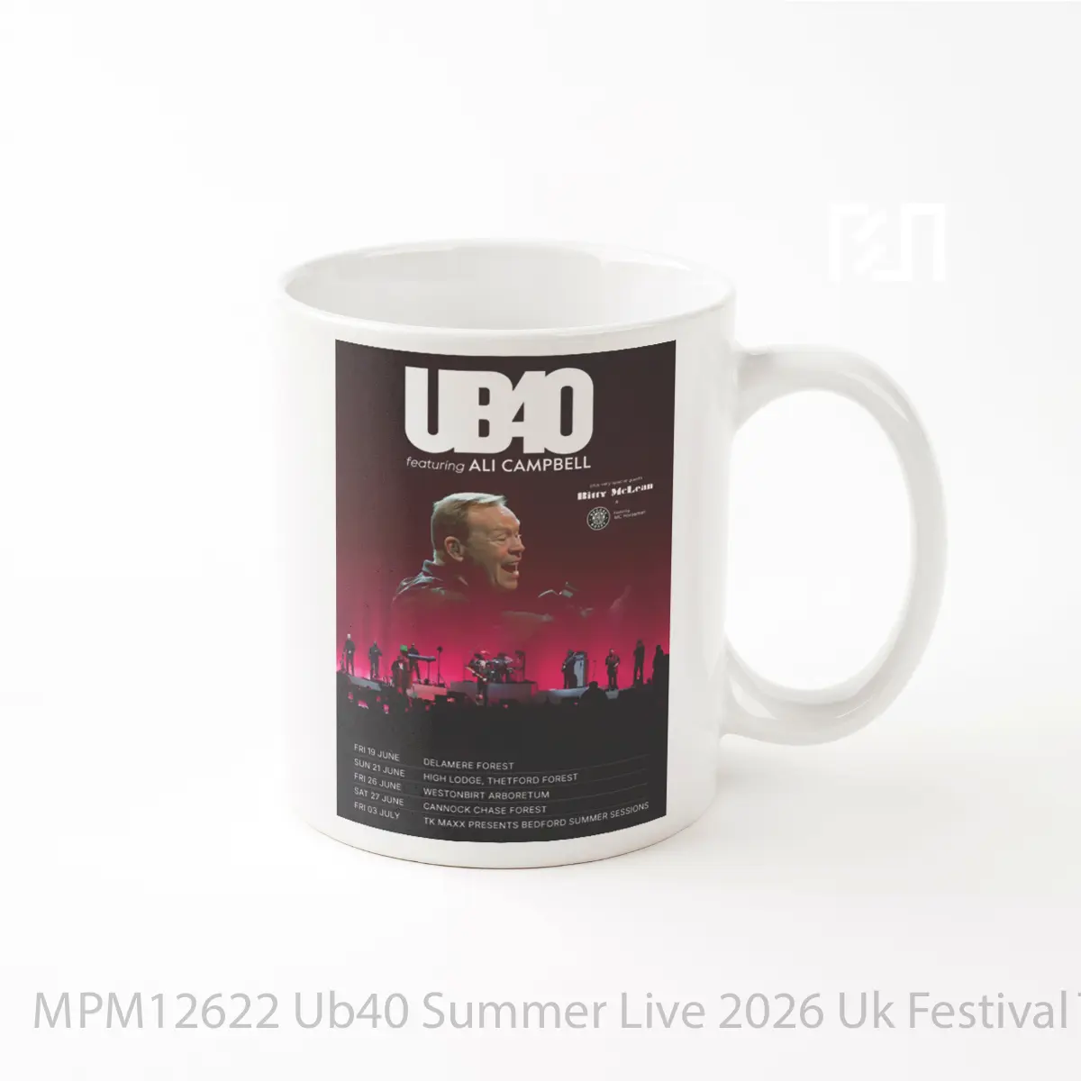 Mug Ub40 Summer Live 2026 Uk Festival Tour MPM12622