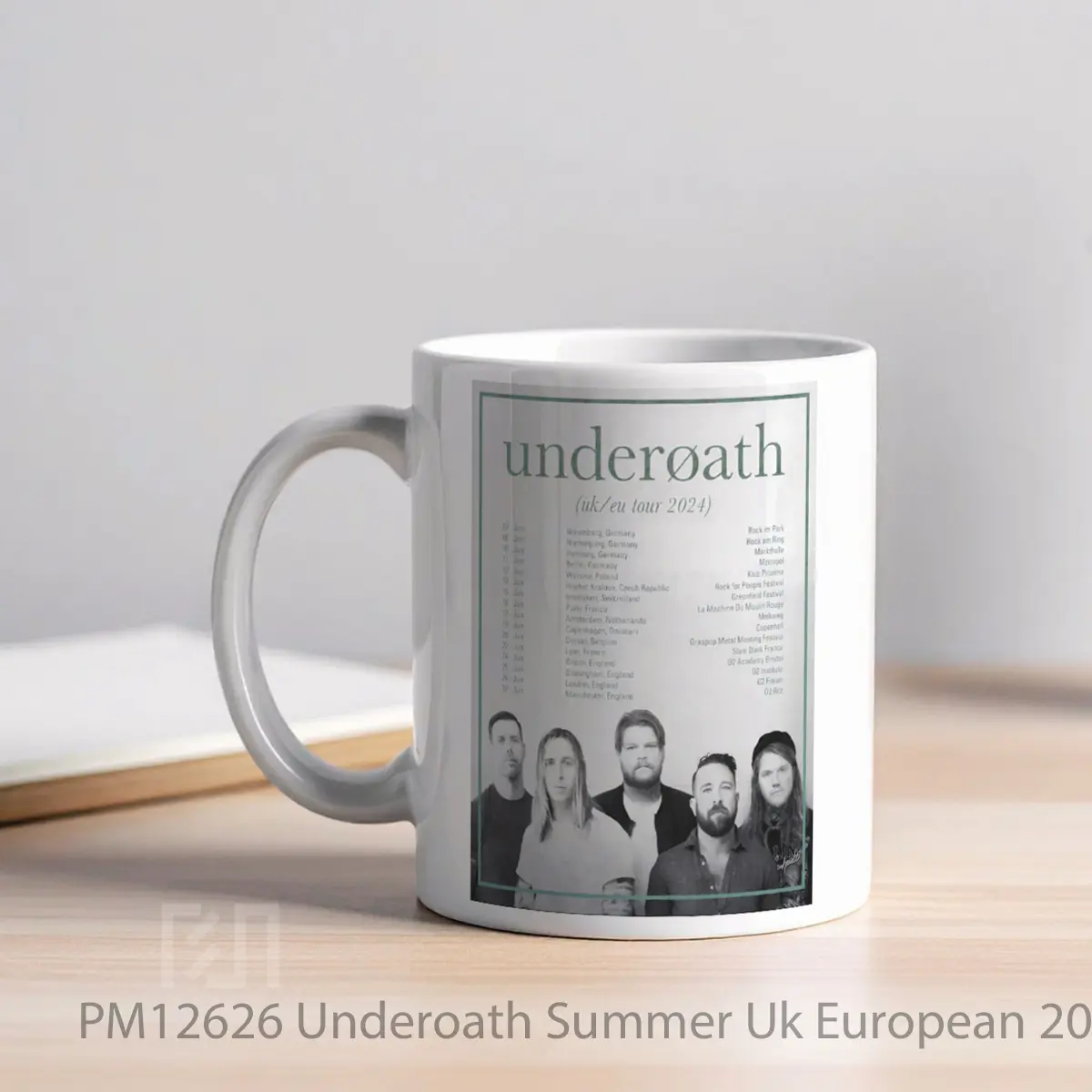 Mug Underoath Summer Uk European 2024 Tour MPM12626 - All-side / Desain