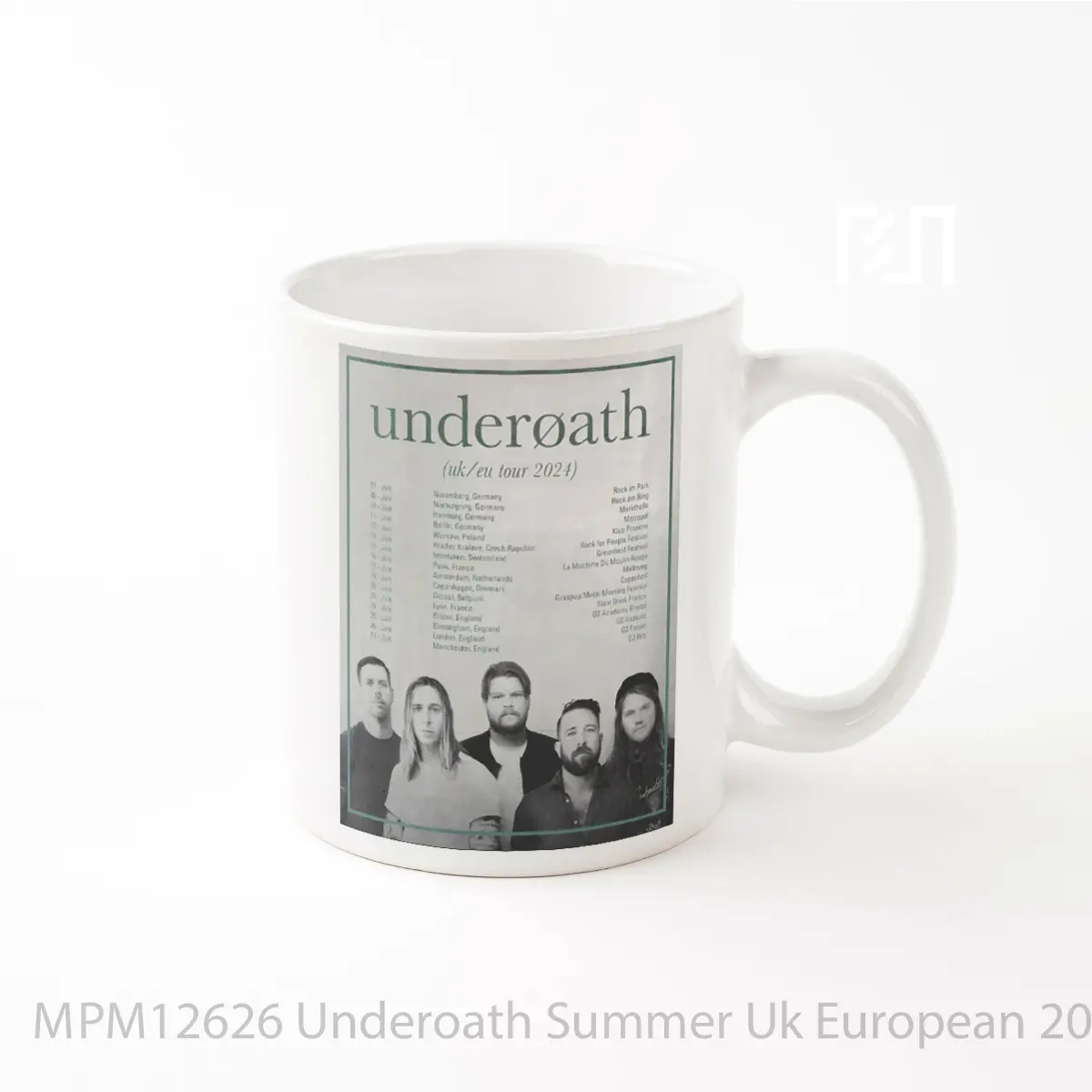 Mug Underoath Summer Uk European 2024 Tour MPM12626