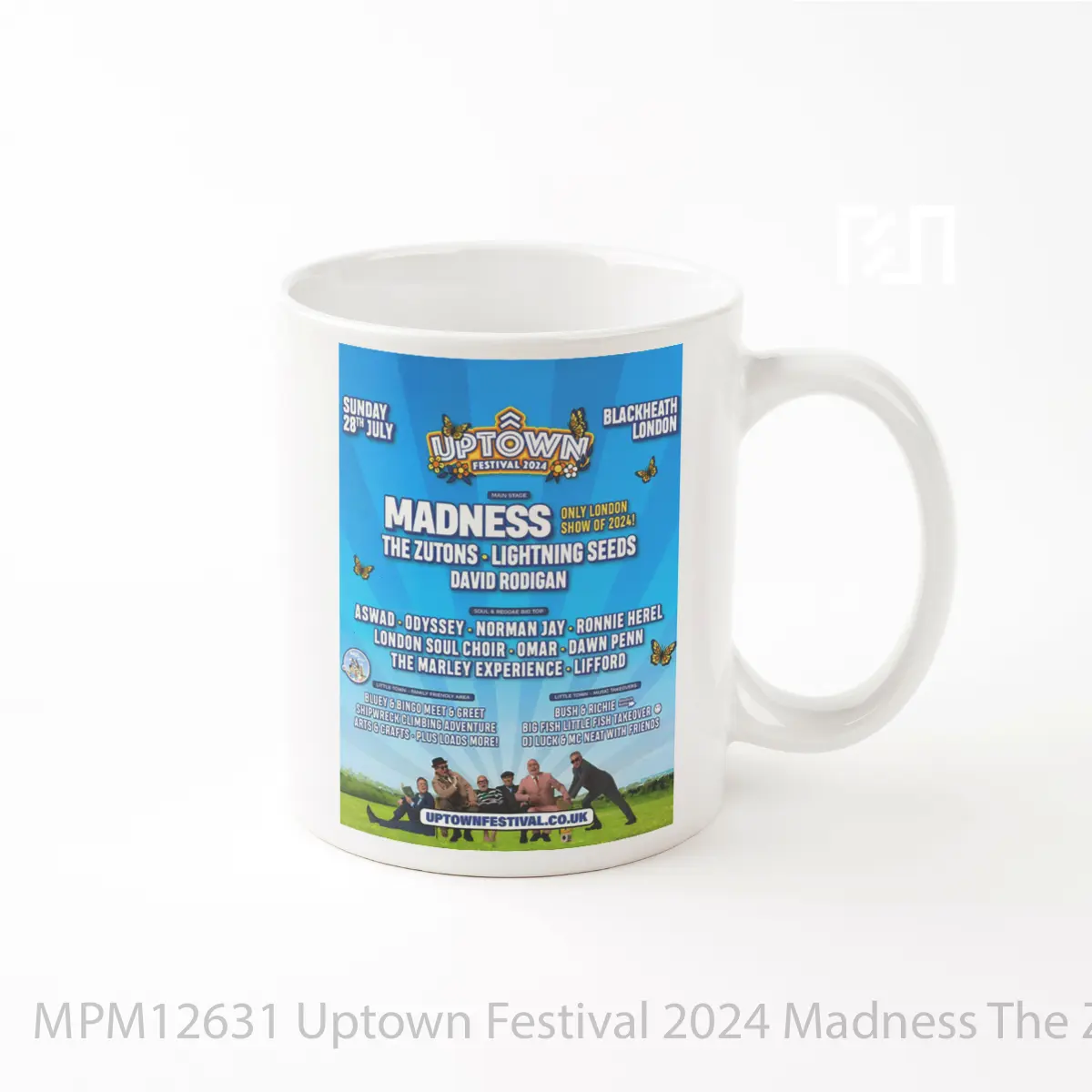 Mug Uptown Festival 2024 Madness The Zutons Lightning Seeds MPM12631