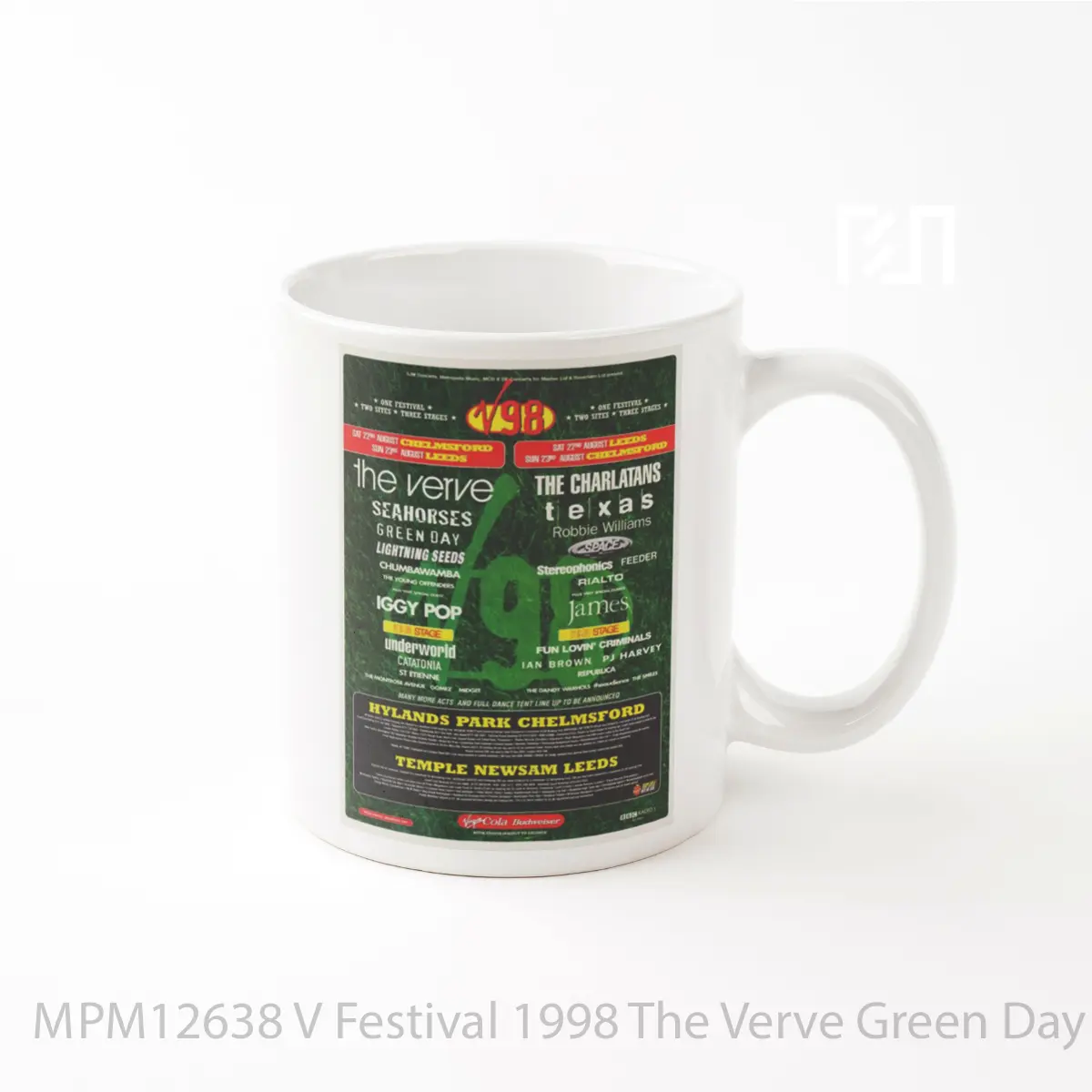Mug V Festival 1998 The Verve Green Day Robbie Williams MPM12638