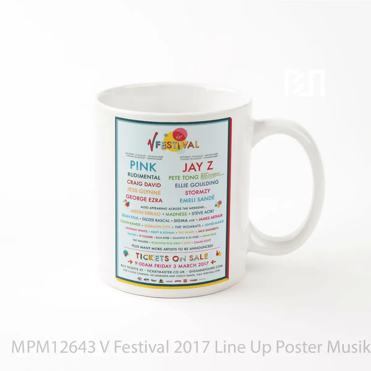Mug V Festival 2017 Line Up MPM12643