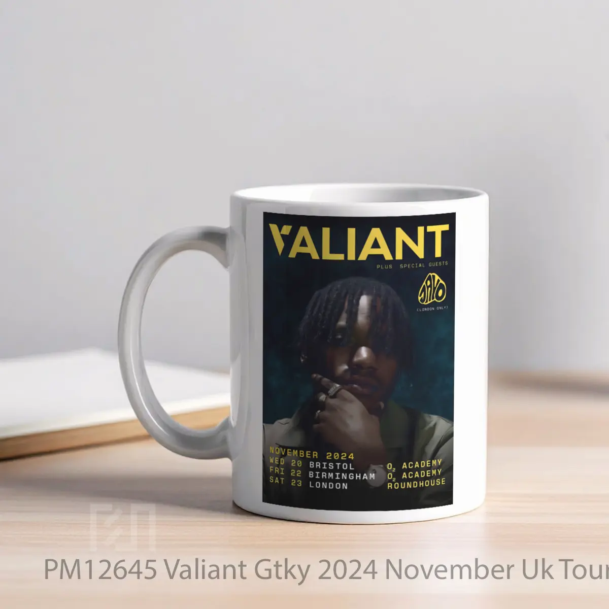 Mug Valiant Gtky 2024 November Uk Tour MPM12645 - All-side / Desain
