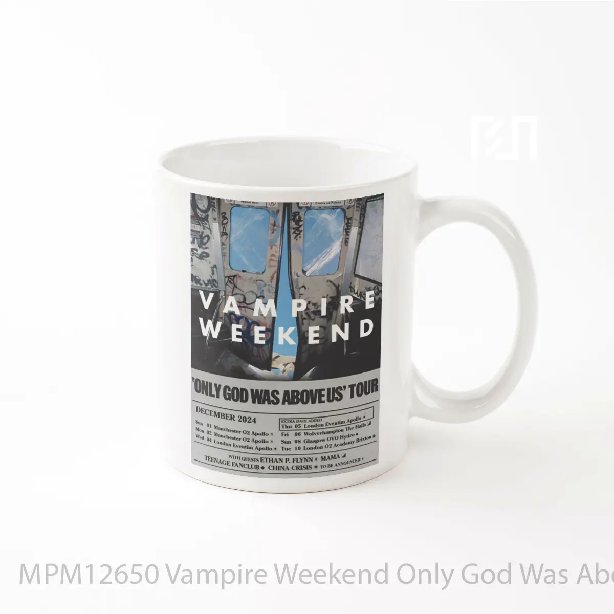 Mug Vampire Weekend Only God Was Above Us Uk Tour 2024 MPM12650