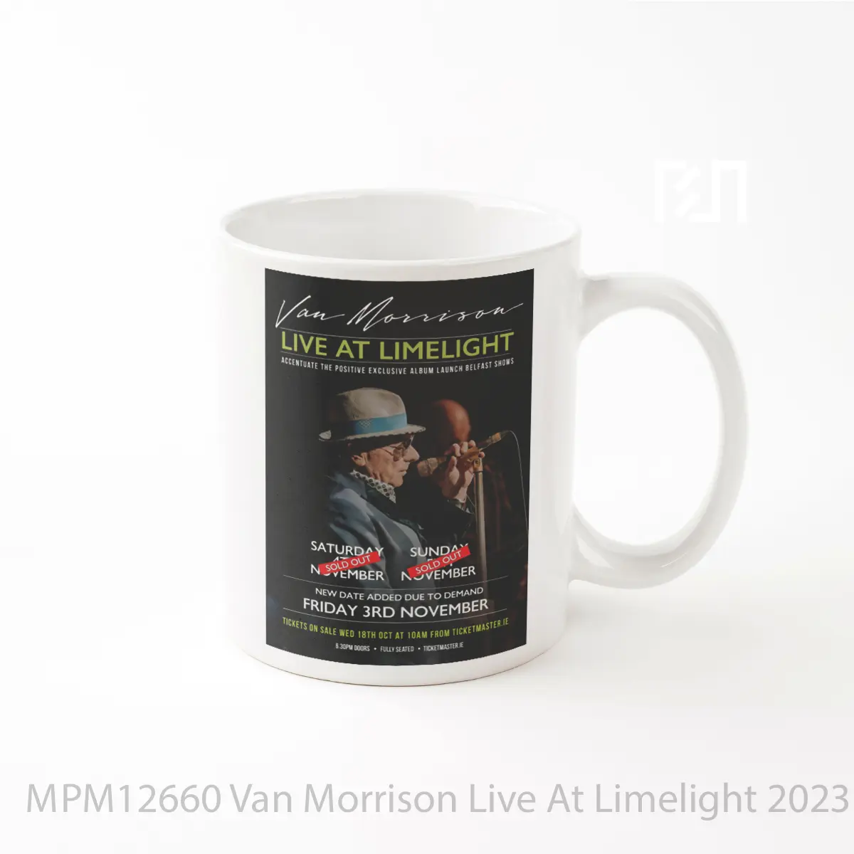 Mug Van Morrison Live At Limelight 2023 Belfast MPM12660