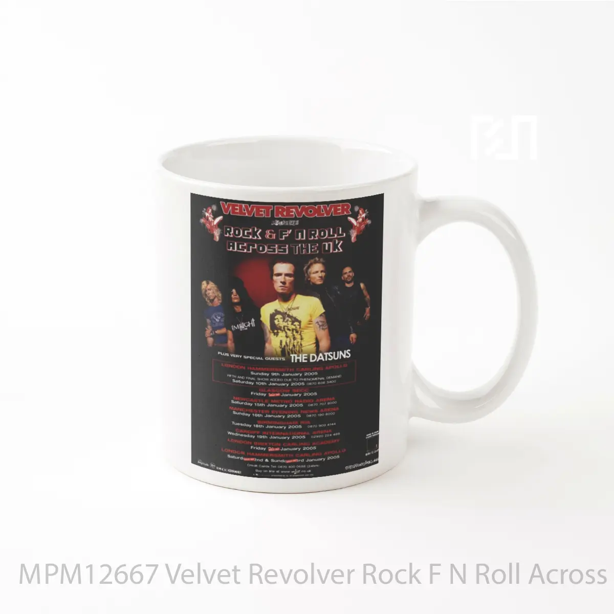Mug Velvet Revolver Rock F N Roll Across Uk 2005 MPM12667
