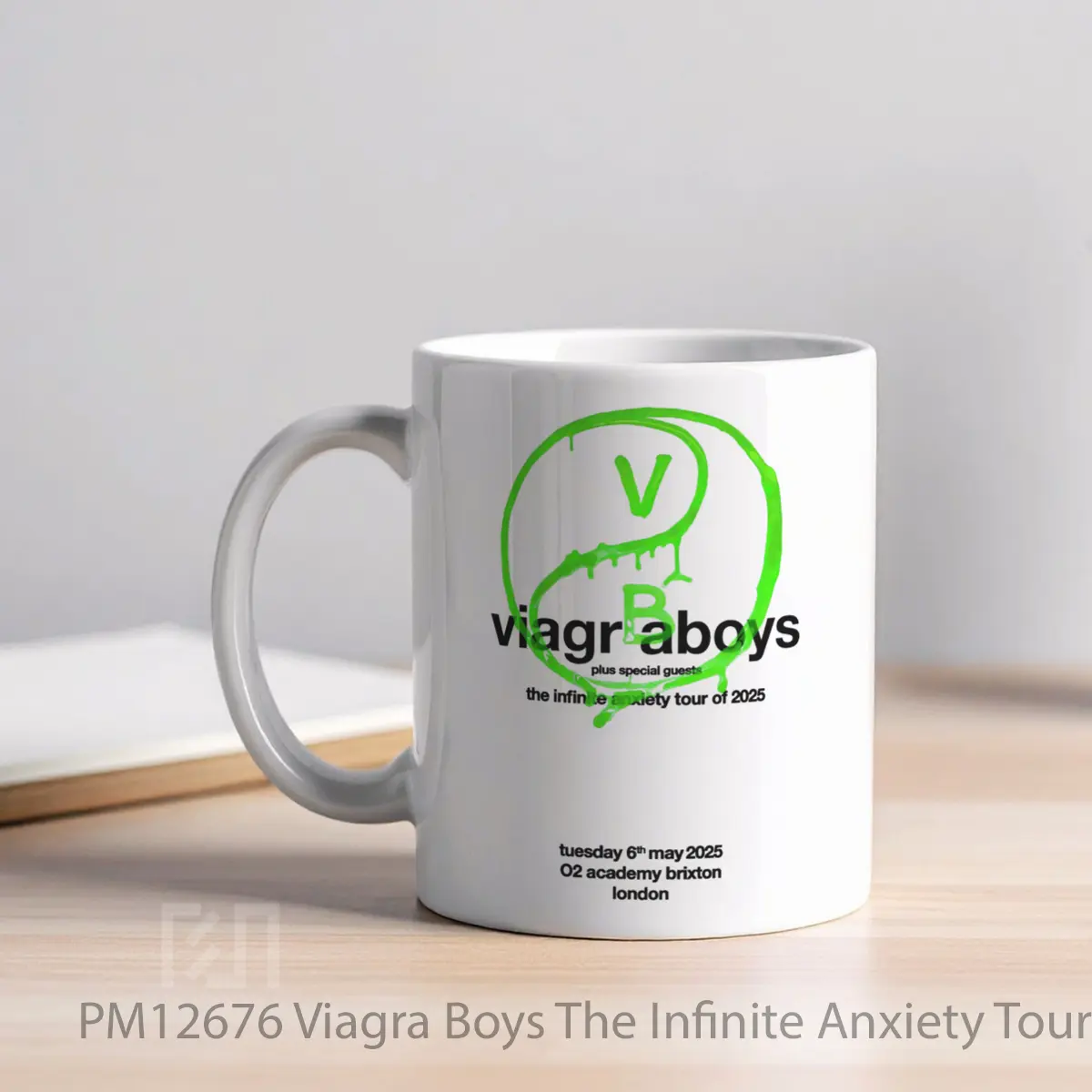 Mug Viagra Boys The Infinite Anxiety Tour 2025 London Academy Brixton MPM12676 - All-side / Desain