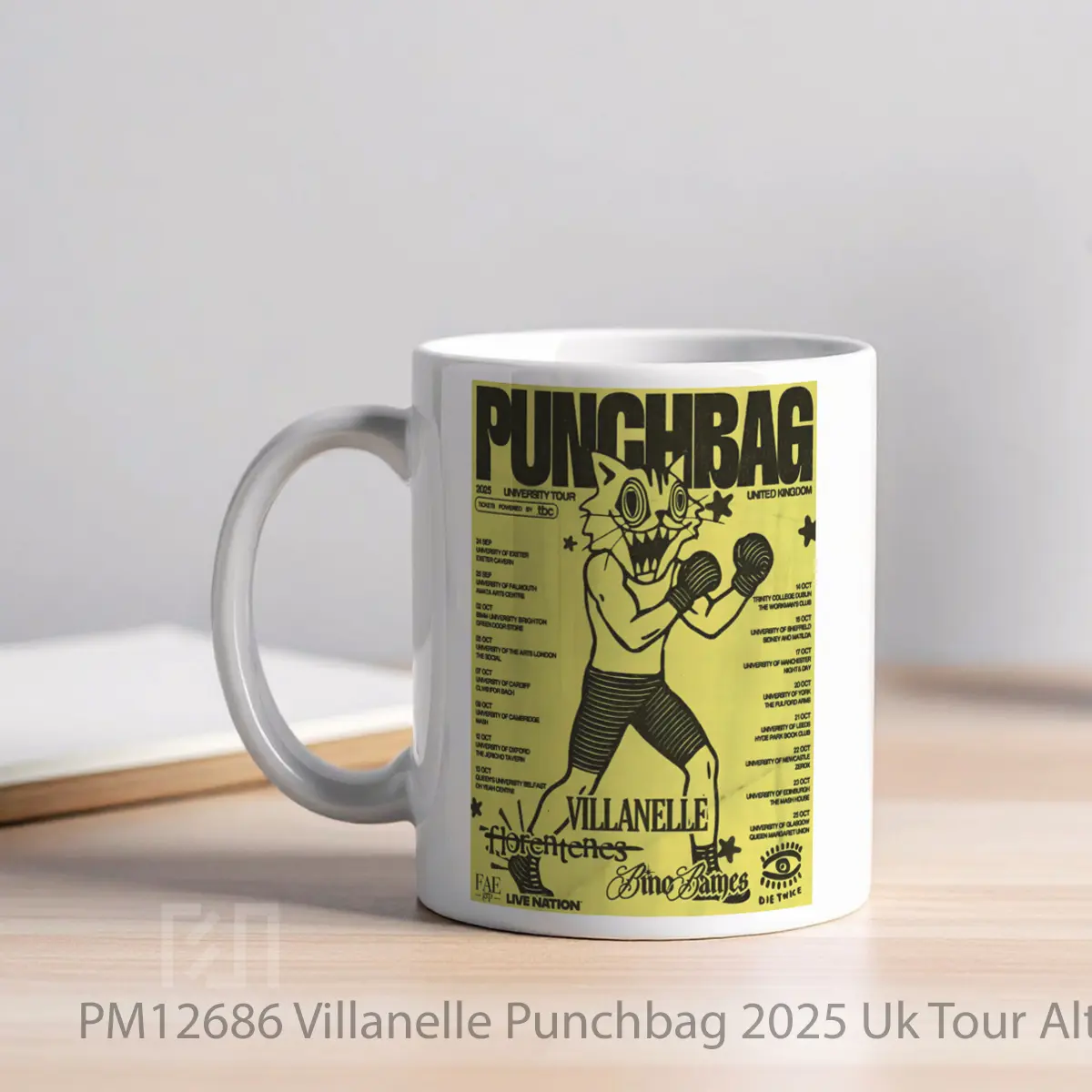 Mug Villanelle Punchbag 2025 Uk Tour Alt MPM12686 - All-side / Desain