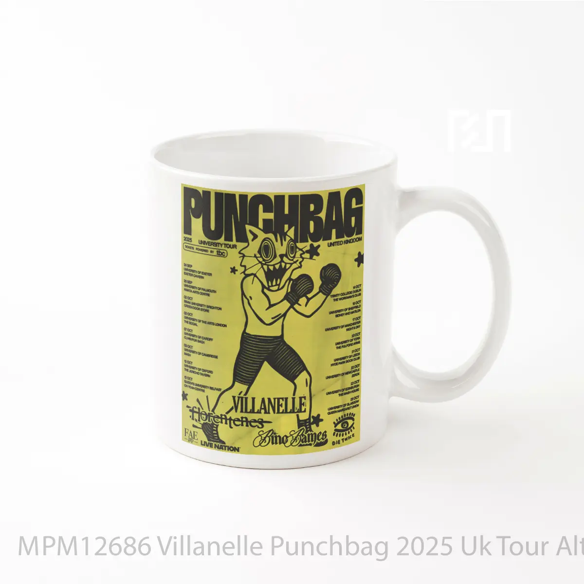 Mug Villanelle Punchbag 2025 Uk Tour Alt MPM12686