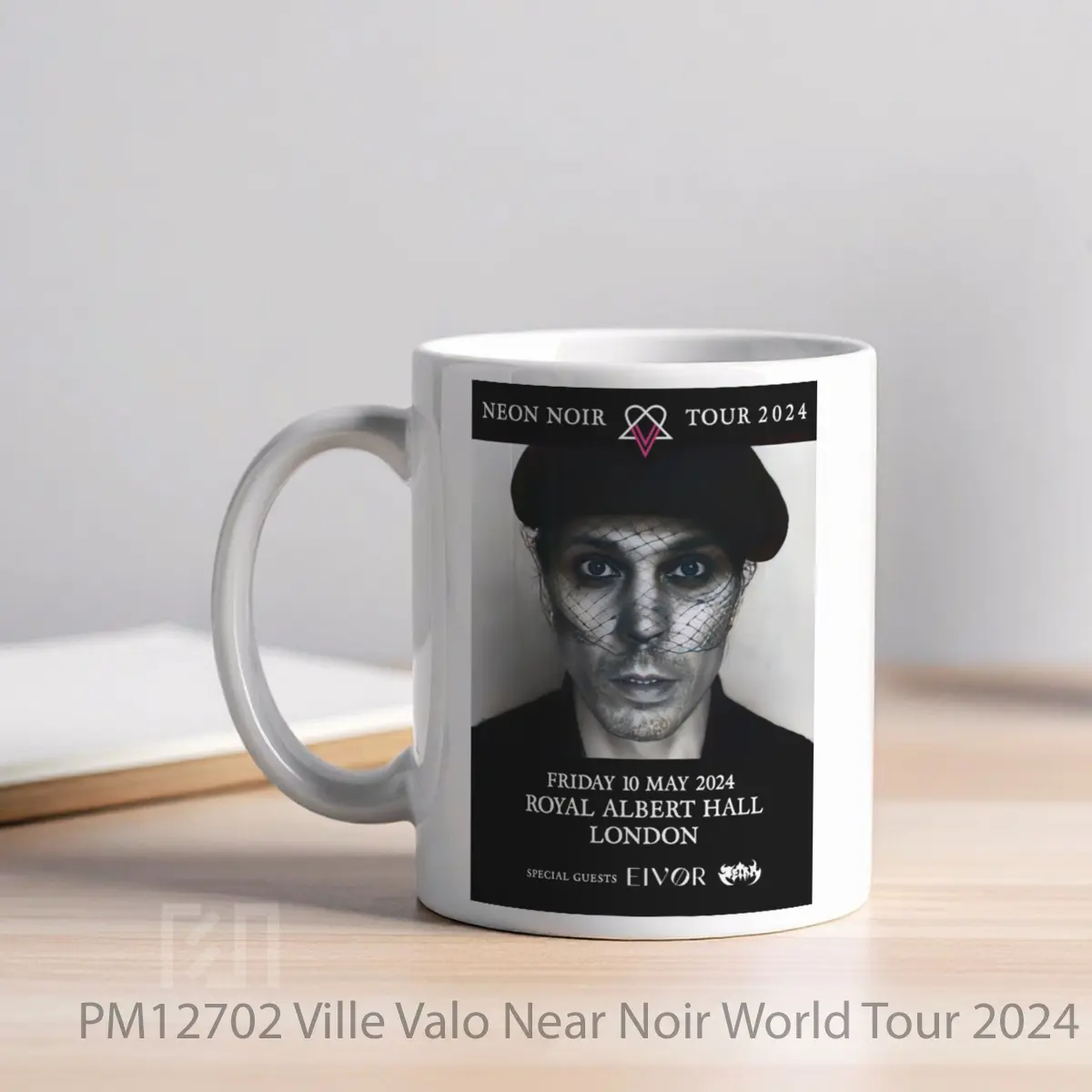 Mug Ville Valo Near Noir World Tour 2024 London MPM12702 - All-side / Desain