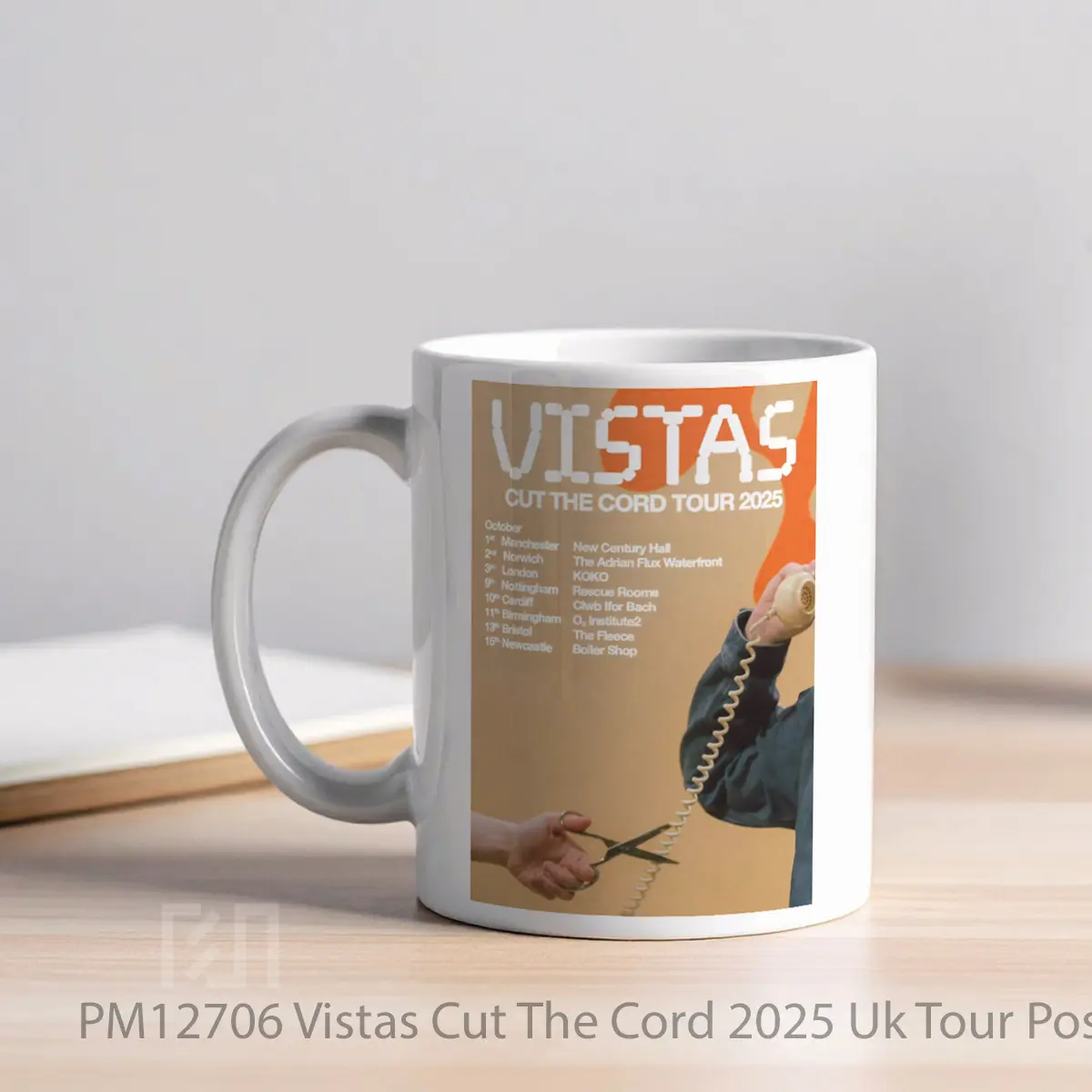 Mug Vistas Cut The Cord 2025 Uk Tour MPM12706 - All-side / Desain