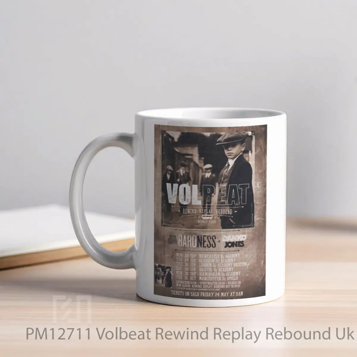 Mug Volbeat Rewind Replay Rebound Uk Tour 2019 Variant MPM12711 - All-side / Desain