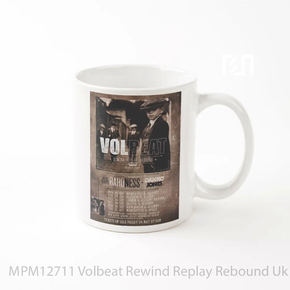 Mug Volbeat Rewind Replay Rebound Uk Tour 2019 Variant MPM12711