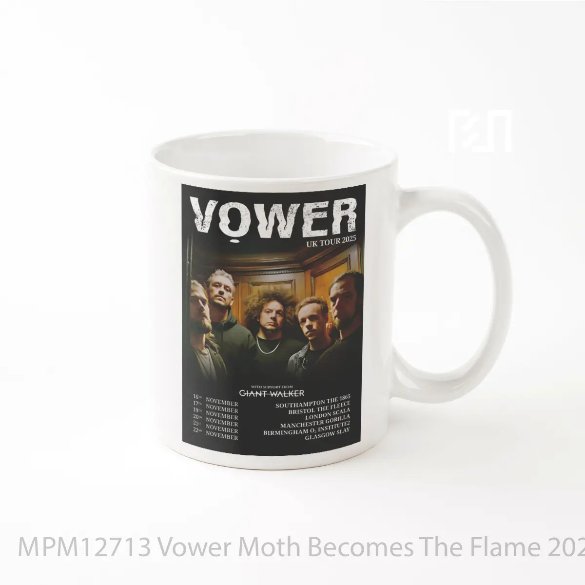 Mug Vower Moth Becomes The Flame 2025 Uk Tour MPM12713
