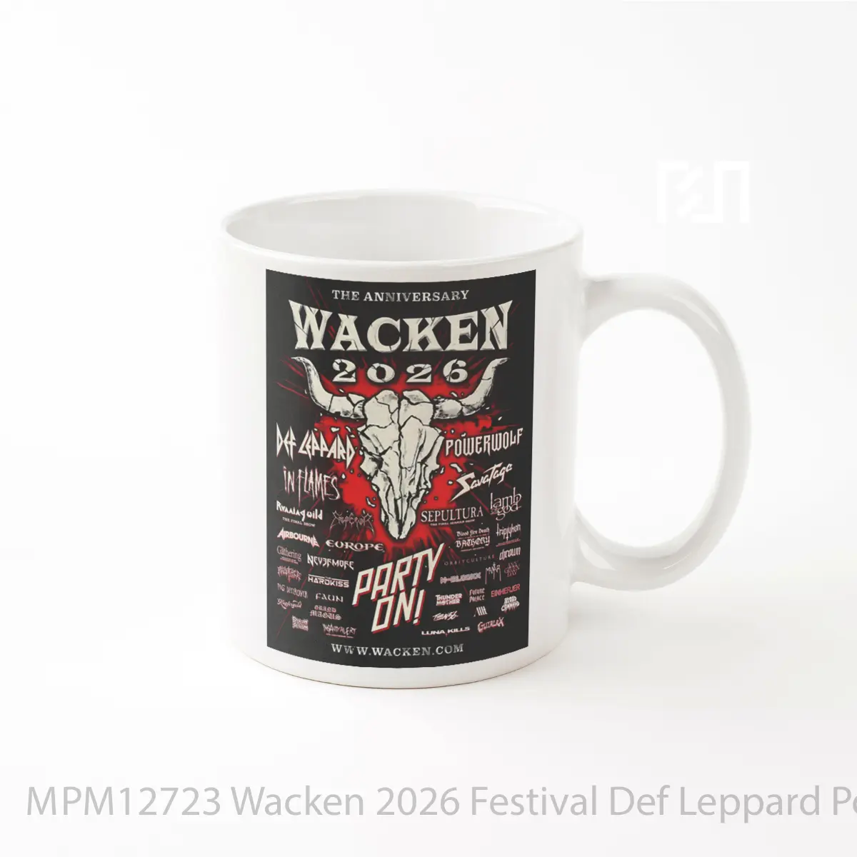Mug Wacken 2026 Festival Def Leppard Powerwolf MPM12723