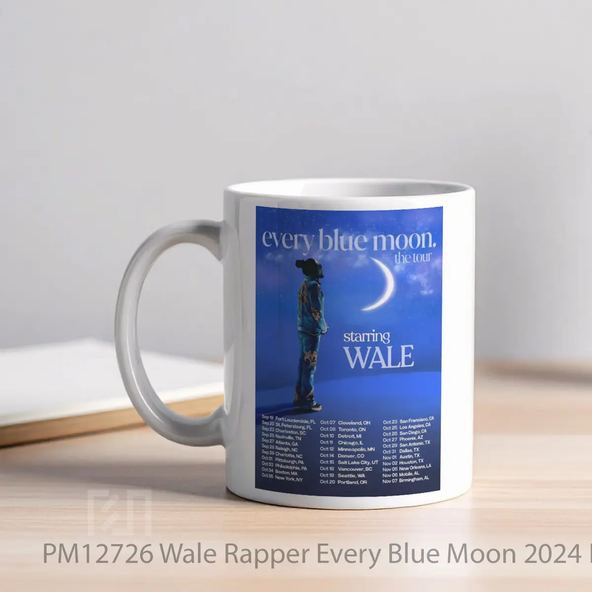 Mug Wale Rapper Every Blue Moon 2024 North American MPM12726 - All-side / Desain