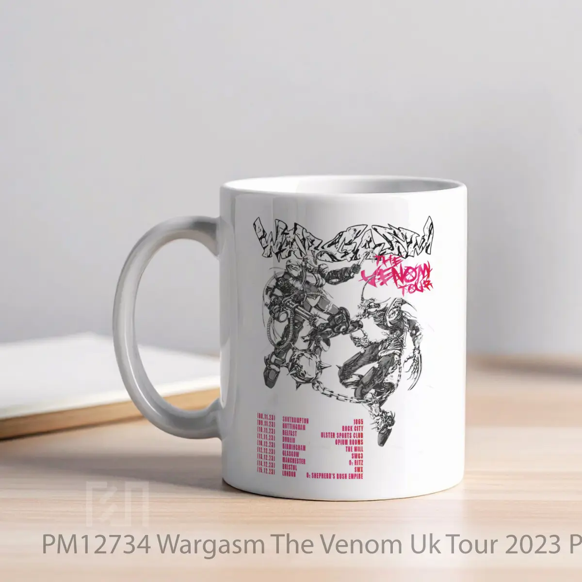 Mug Wargasm The Venom Uk Tour 2023 MPM12734 - All-side / Desain