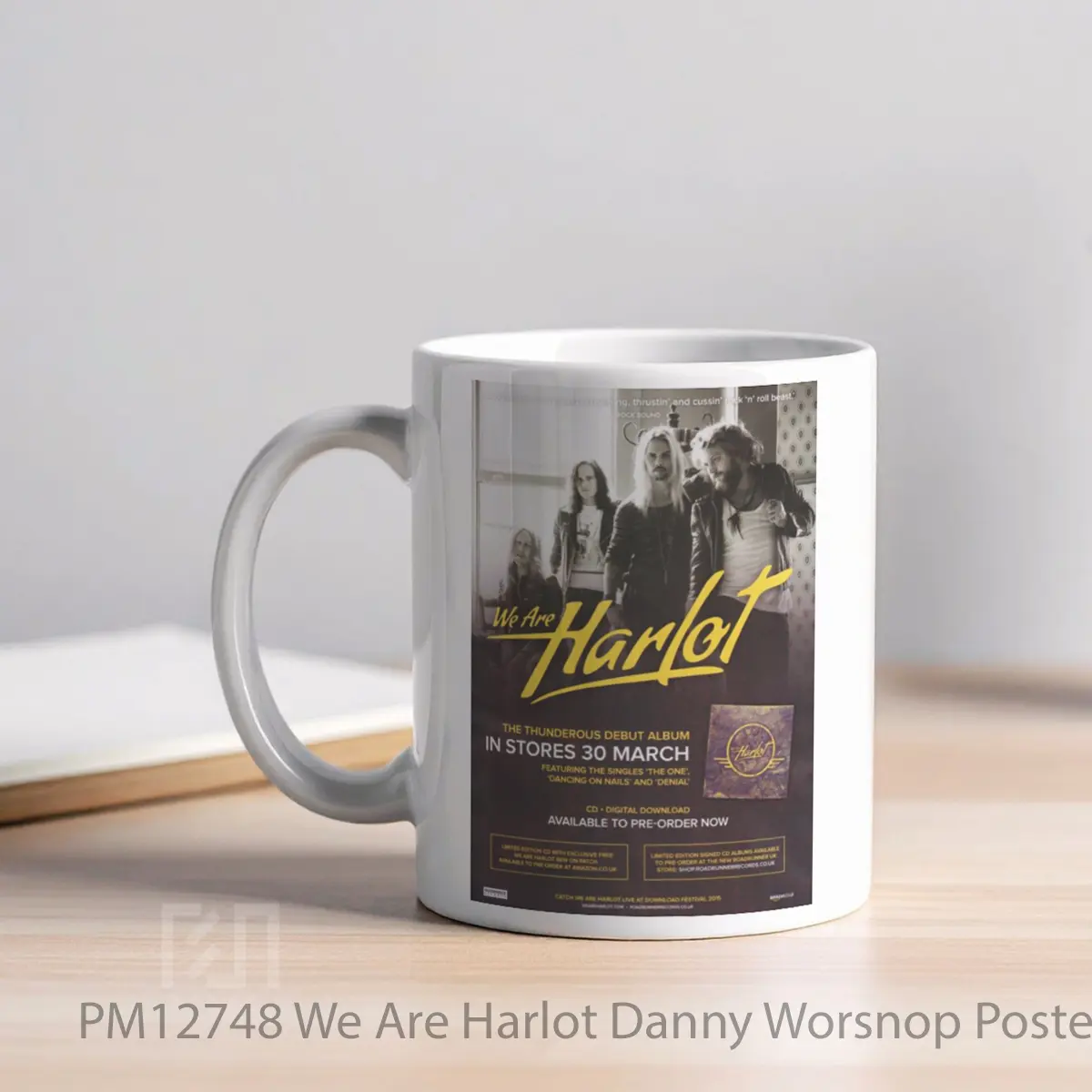 Mug We Are Harlot Danny Worsnop MPM12748 - All-side / Desain