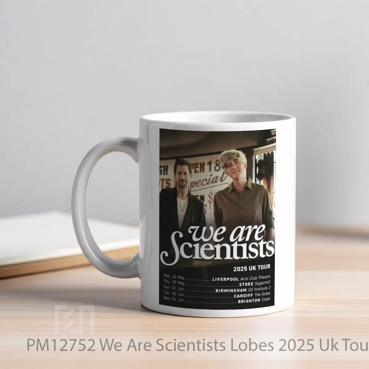Mug We Are Scientists Lobes 2025 Uk Tour MPM12752 - All-side / Desain
