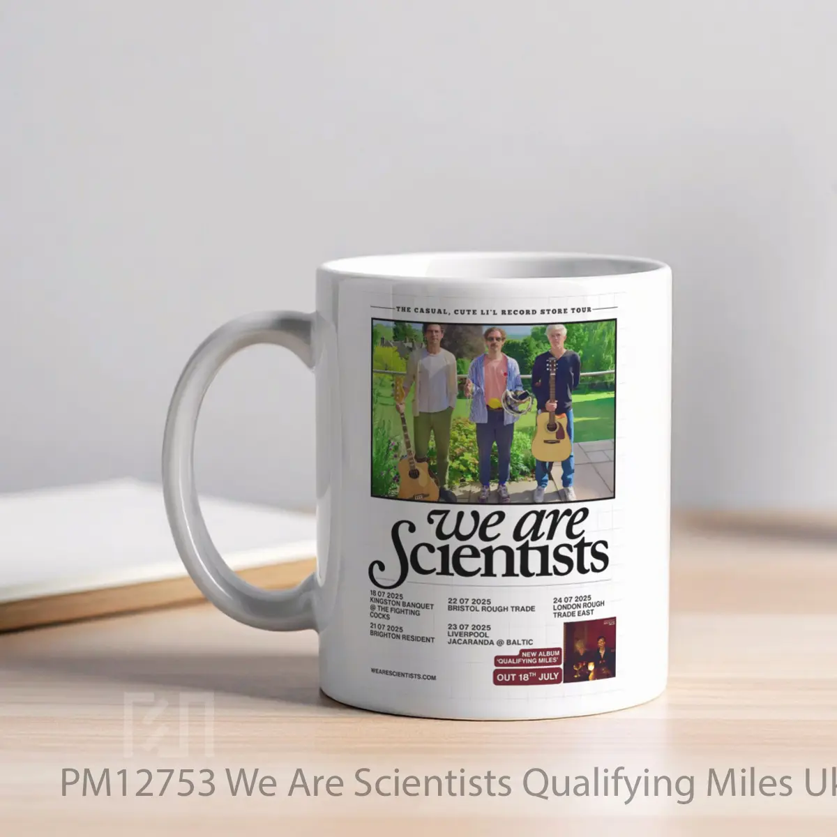 Mug We Are Scientists Qualifying Miles Uk Tour 2025 MPM12753 - All-side / Desain