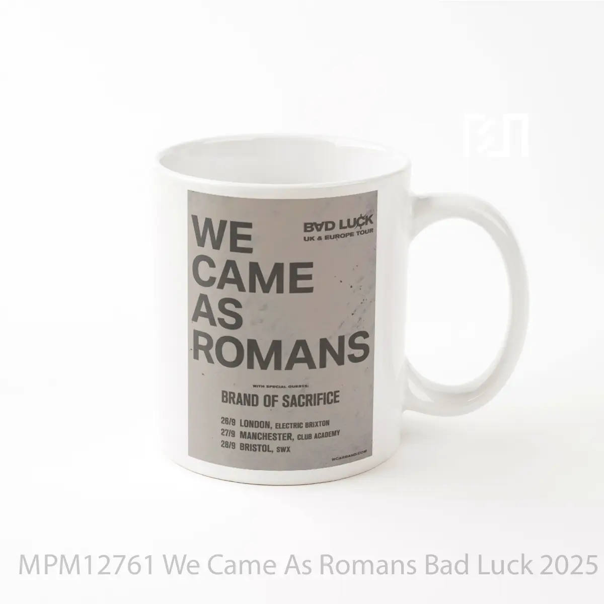 Mug We Came As Romans Bad Luck 2025 Uk Tour 1 MPM12761