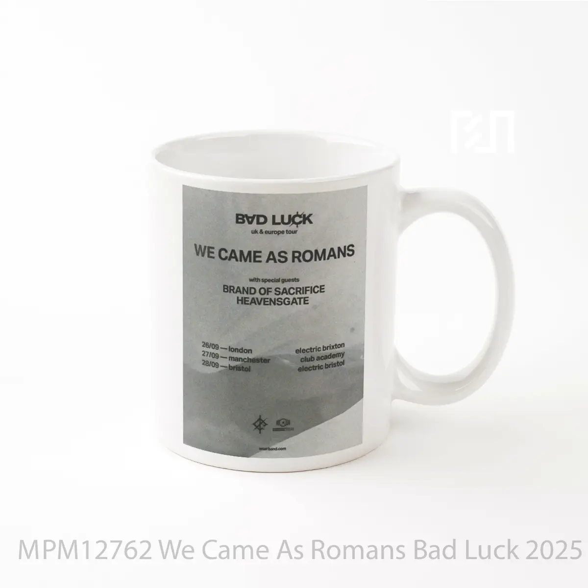 Mug We Came As Romans Bad Luck 2025 Uk Tour MPM12762