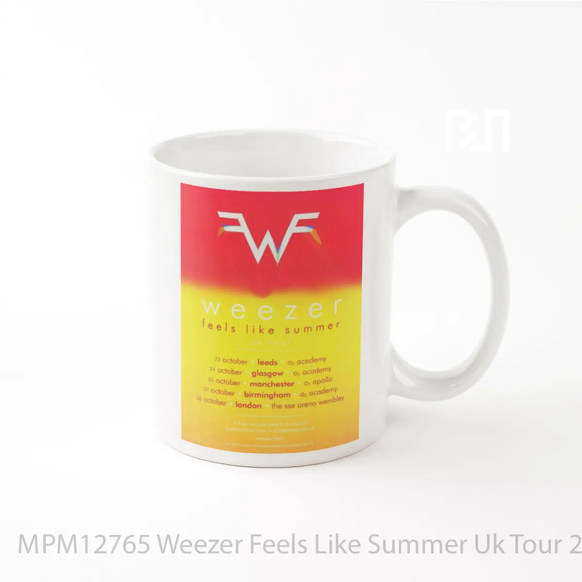 Mug Weezer Feels Like Summer Uk Tour 2017 MPM12765