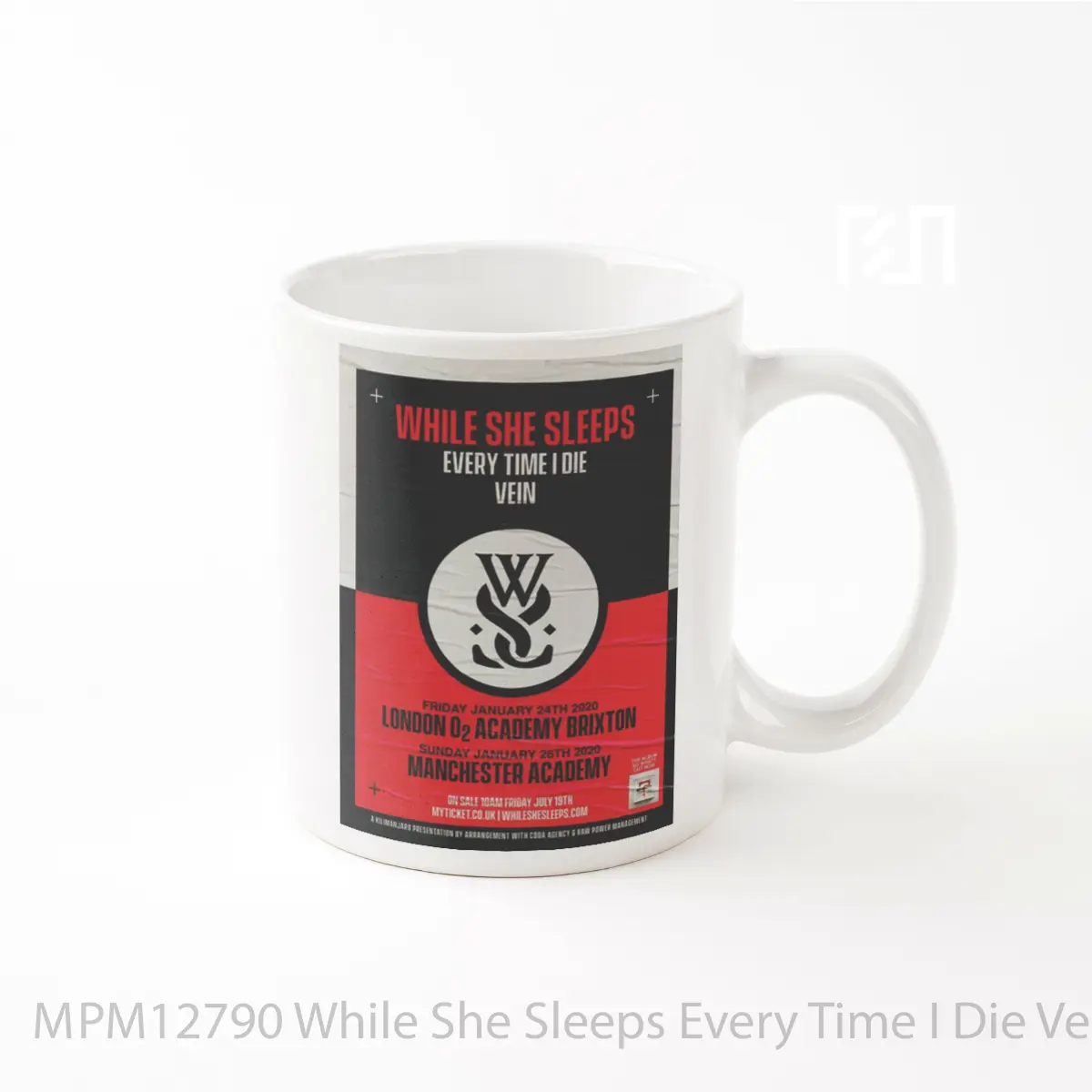 Mug While She Sleeps Every Time I Die Vein Uk Tour 2020 MPM12790
