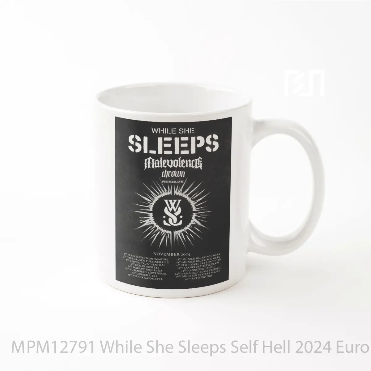 Mug While She Sleeps Self Hell 2024 Europe Tour MPM12791
