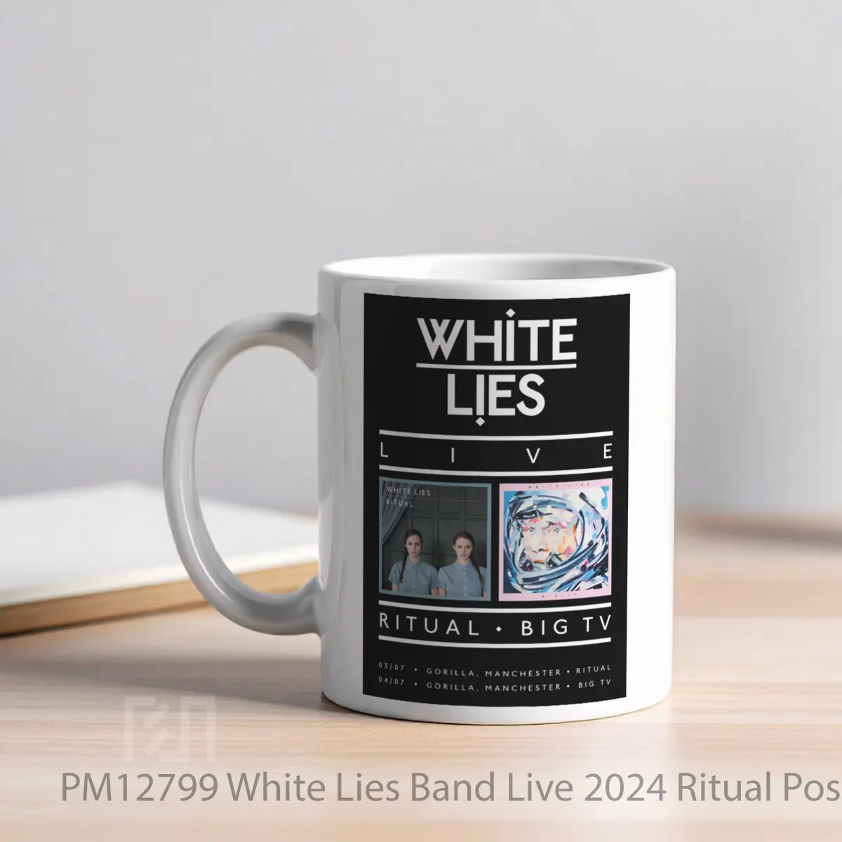 Mug White Lies Band Live 2024 Ritual MPM12799 - All-side / Desain