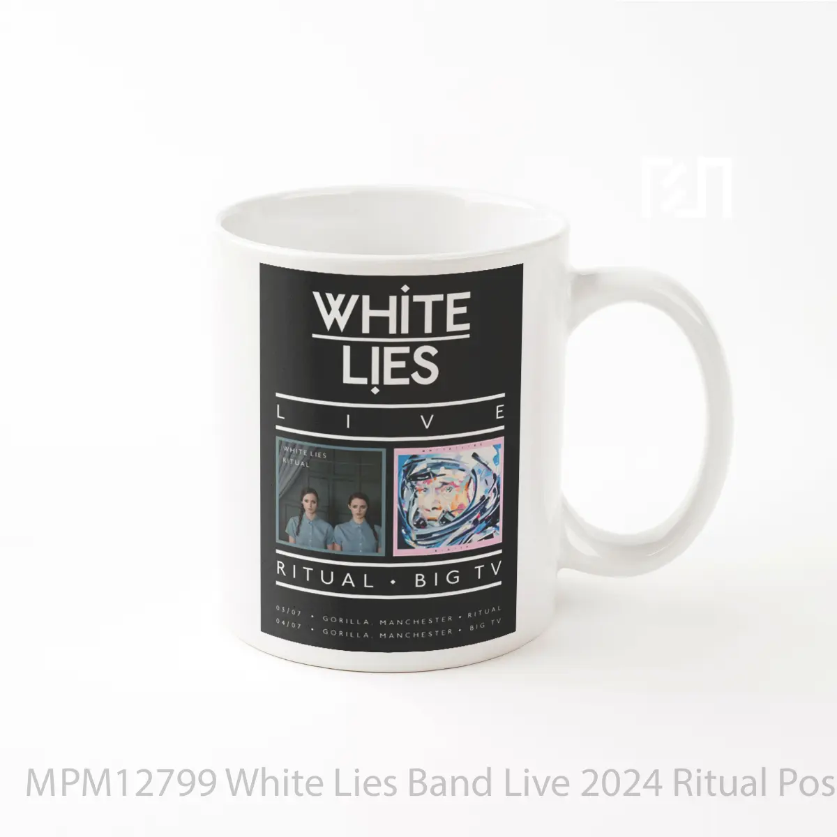 Mug White Lies Band Live 2024 Ritual MPM12799
