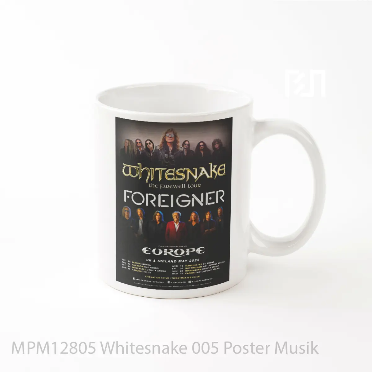 Mug Whitesnake 005 MPM12805