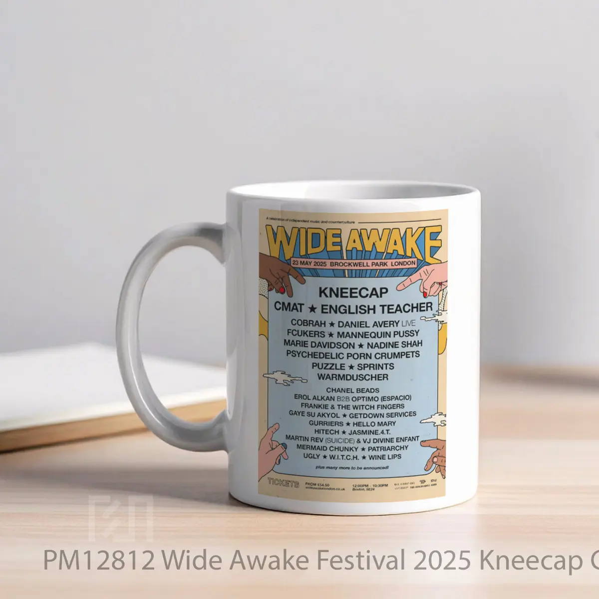 Mug Wide Awake Festival 2025 Kneecap Cmat MPM12812 - All-side / Desain