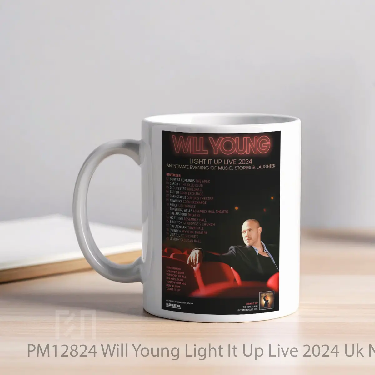 Mug Will Young Light It Up Live 2024 Uk November Tour MPM12824 - All-side / Desain