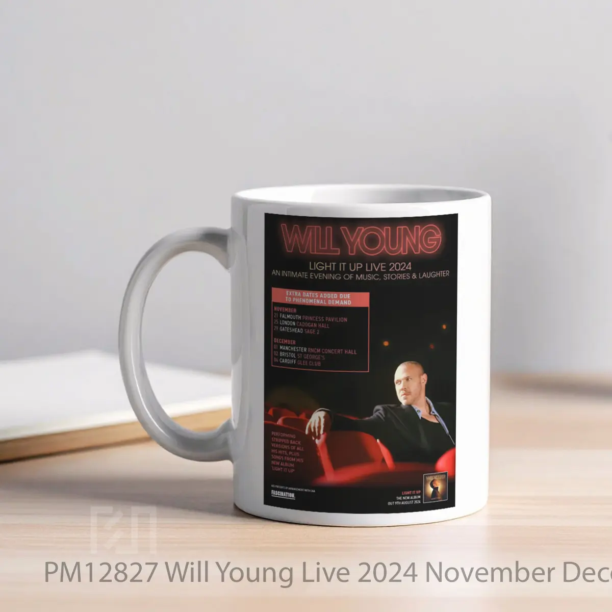 Mug Will Young Live 2024 November December Uk Tour Po MPM12827 - All-side / Desain