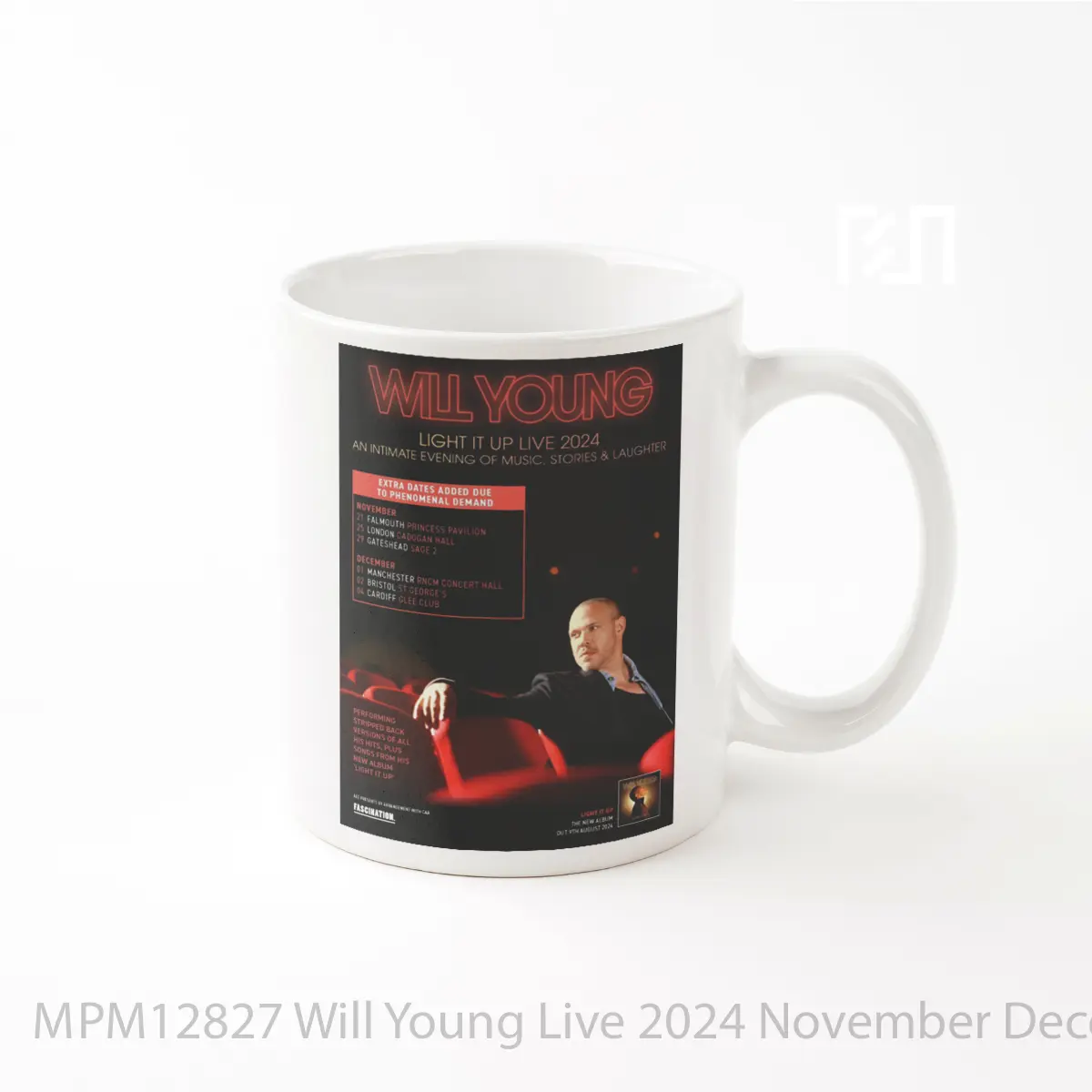 Mug Will Young Live 2024 November December Uk Tour Po MPM12827
