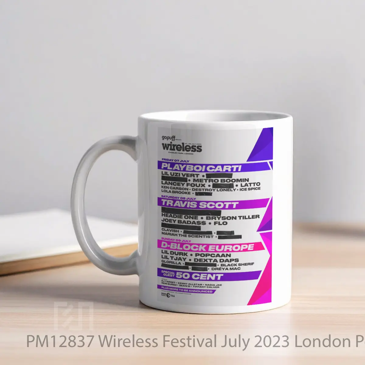 Mug Wireless Festival July 2023 London MPM12837 - All-side / Desain