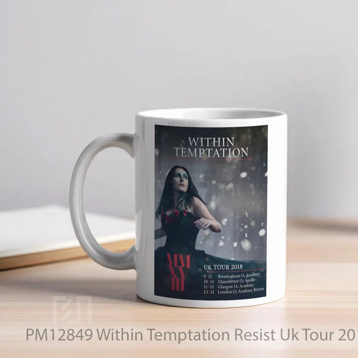 Mug Within Temptation Resist Uk Tour 2018 MPM12849 - All-side / Desain