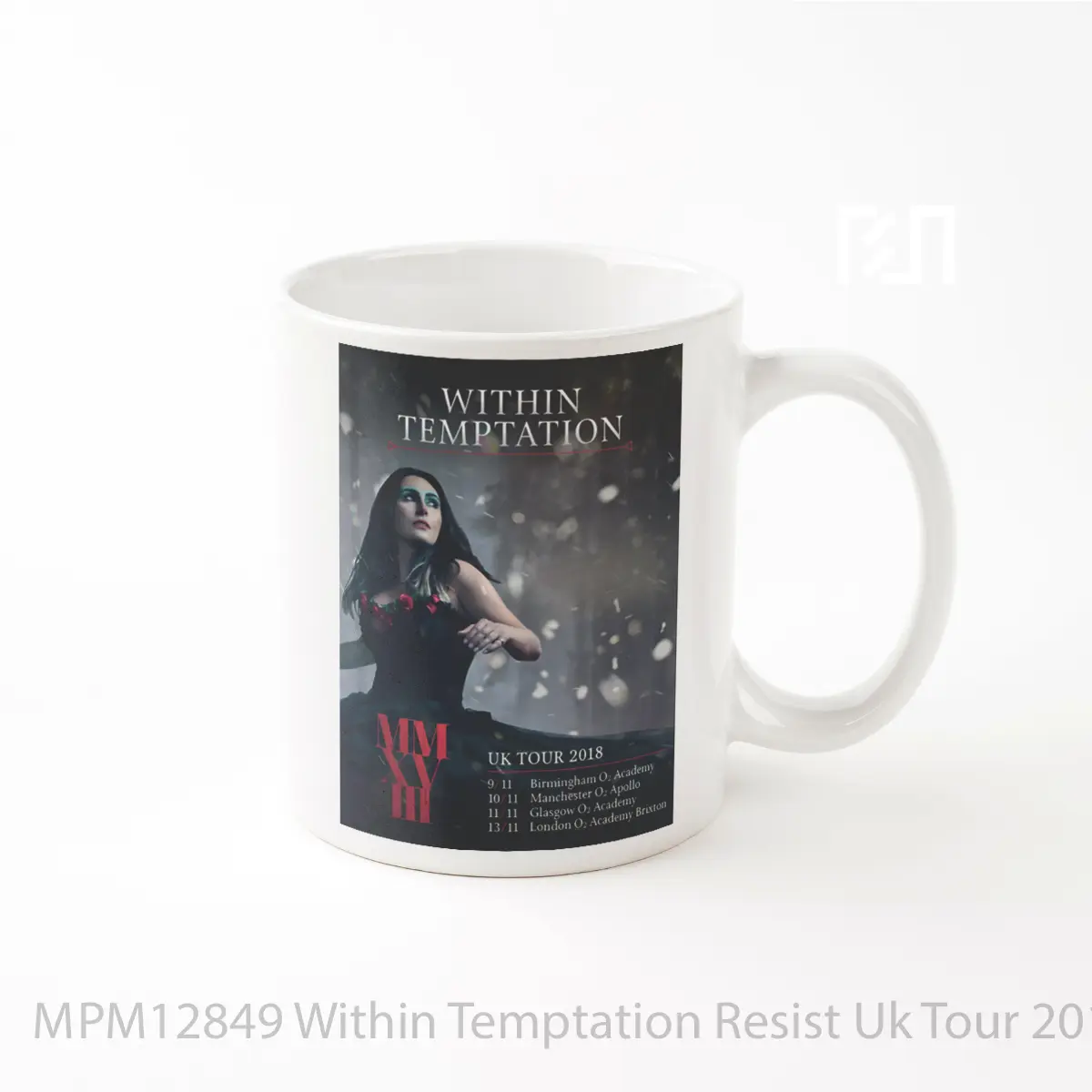 Mug Within Temptation Resist Uk Tour 2018 MPM12849