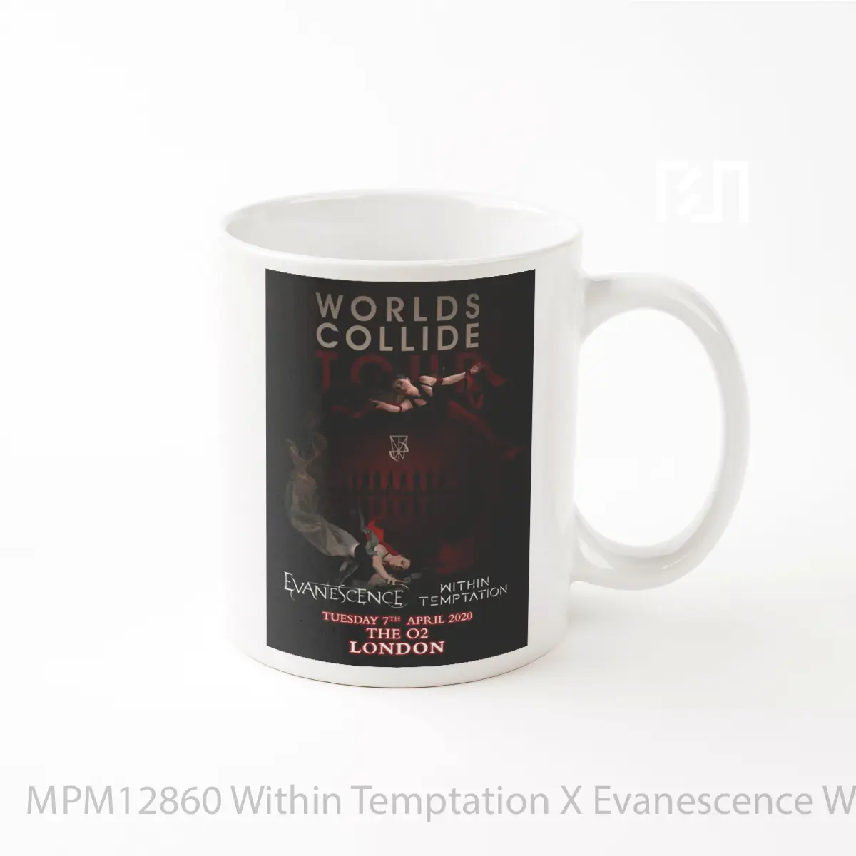 Mug Within Temptation X Evanescence Worlds Collide Uk Tour MPM12860